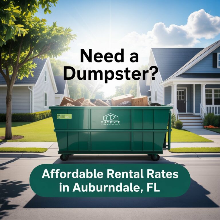 how much does dumpster rental cost in auburndale fl