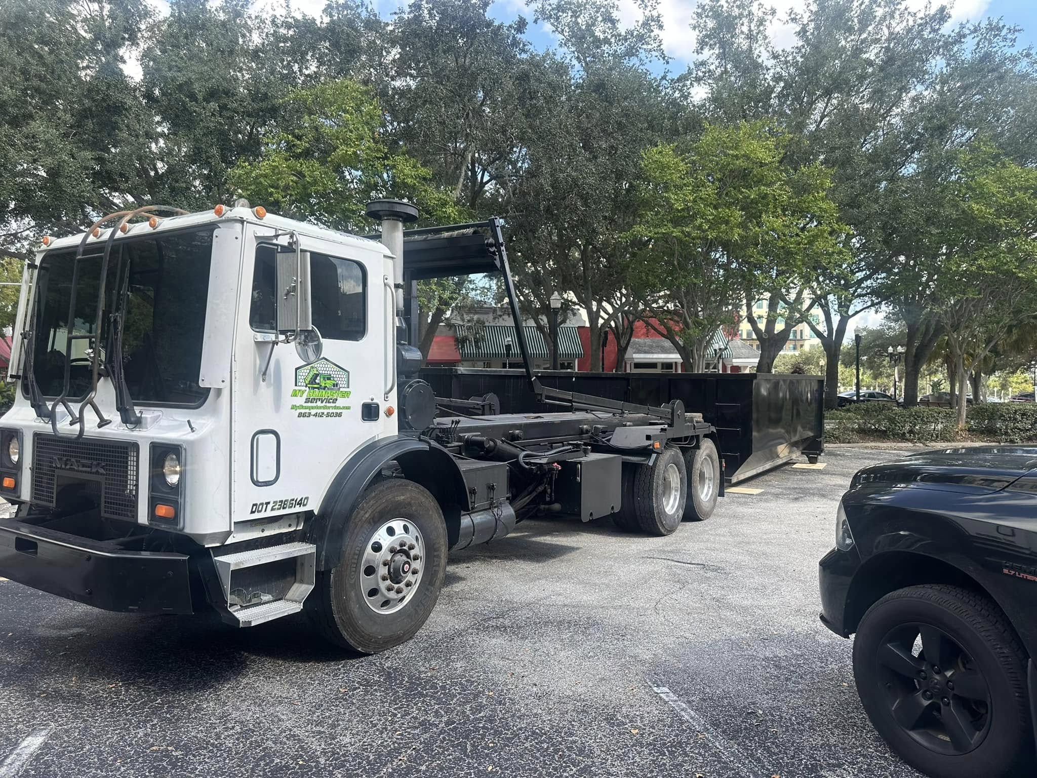 my dumpster service roll off dumpster truck